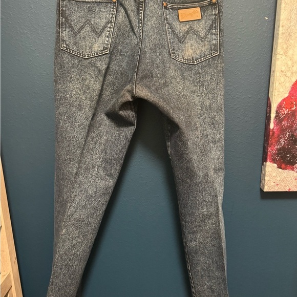 Vintage Acid Wash Wrangler Jeans 38x33 - Picture 3 of 6